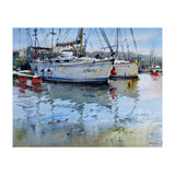 Yachts watercolor (Print Only) thumbnail