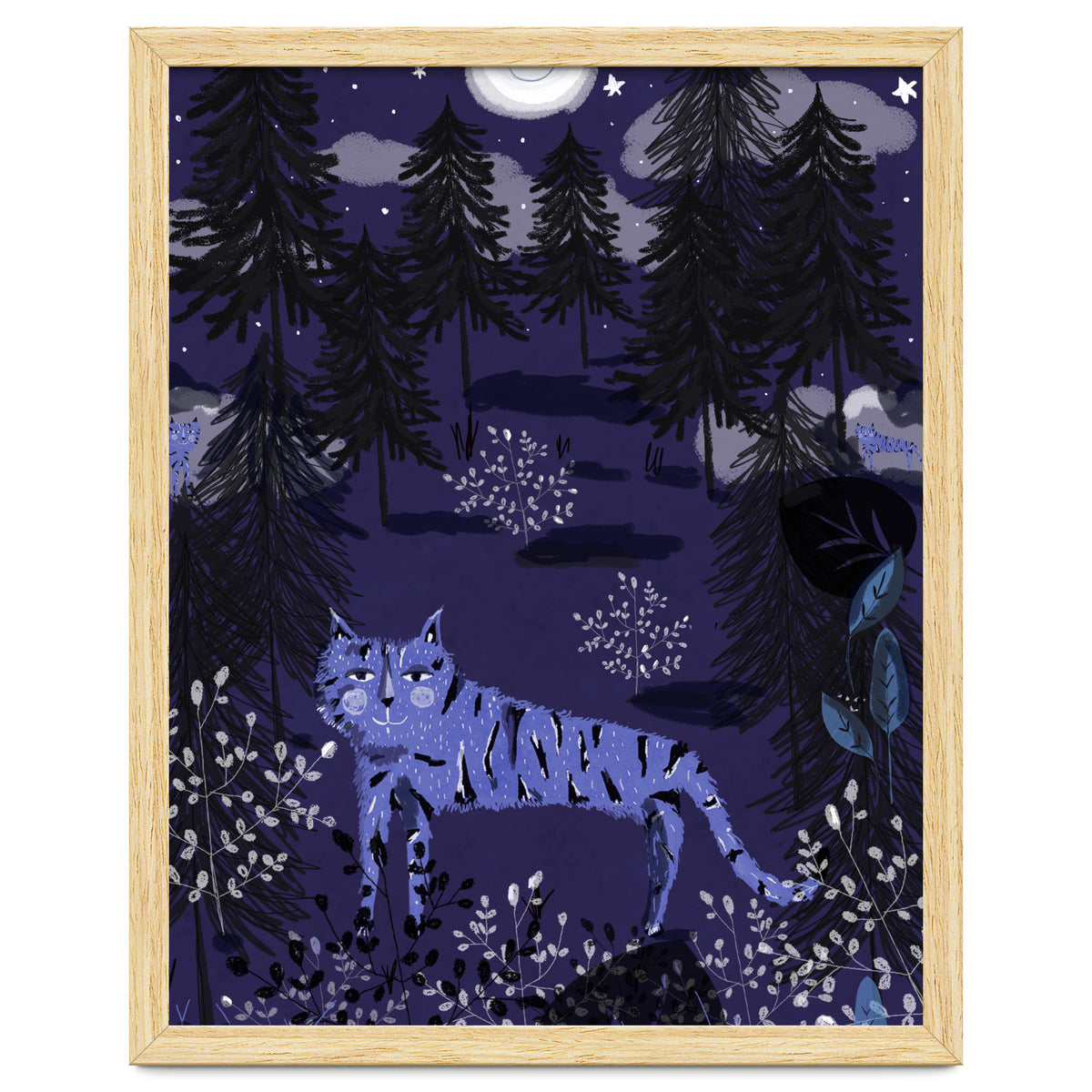 Night tigers  hide and seek