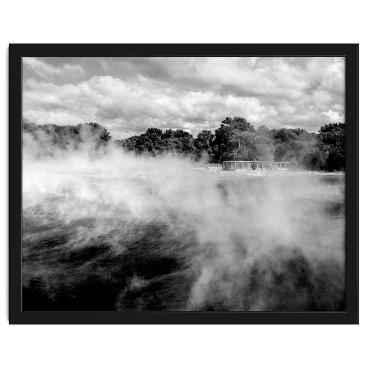 Vapors in Rotorua, New Zealand Art Print