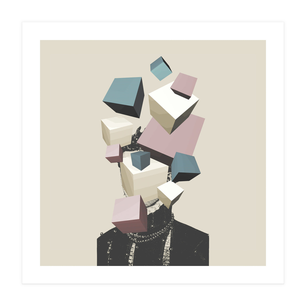 Queen Of Cubes (Print Only)
