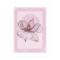 Modern Magnolia flower nature (Print Only)