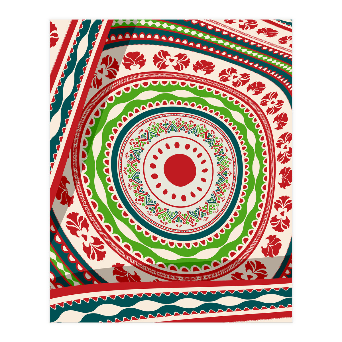 Romanian embroidery background 1 (Print Only)