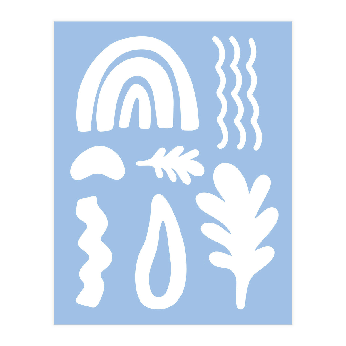 Abstract Happy Shapes (Print Only)