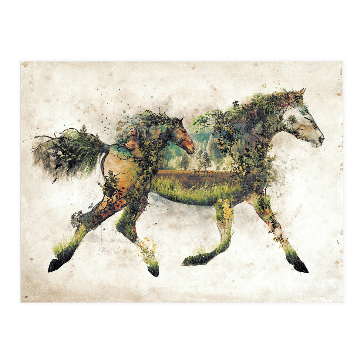 The Horse Surrealism (Print Only)