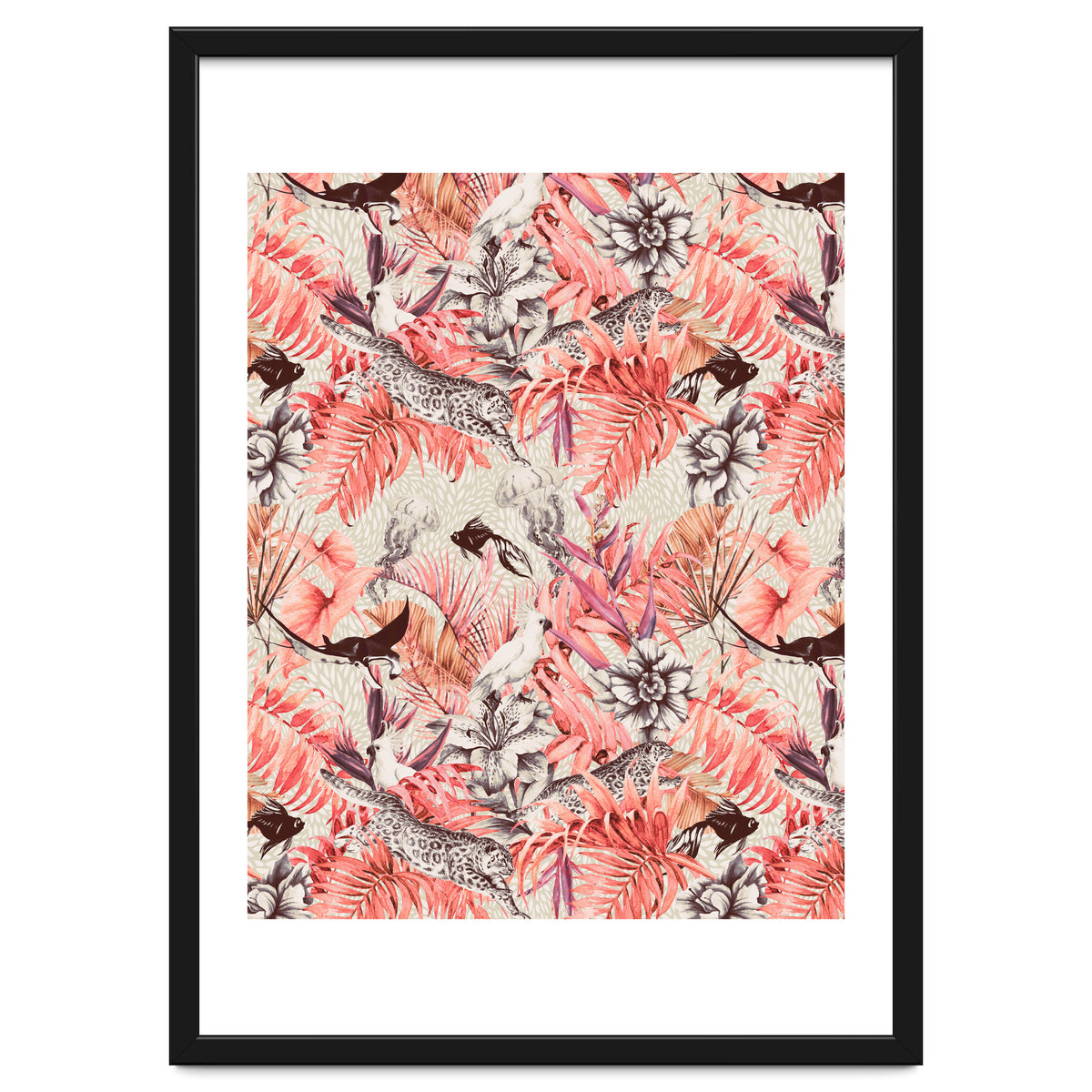 Tropical paradise pink