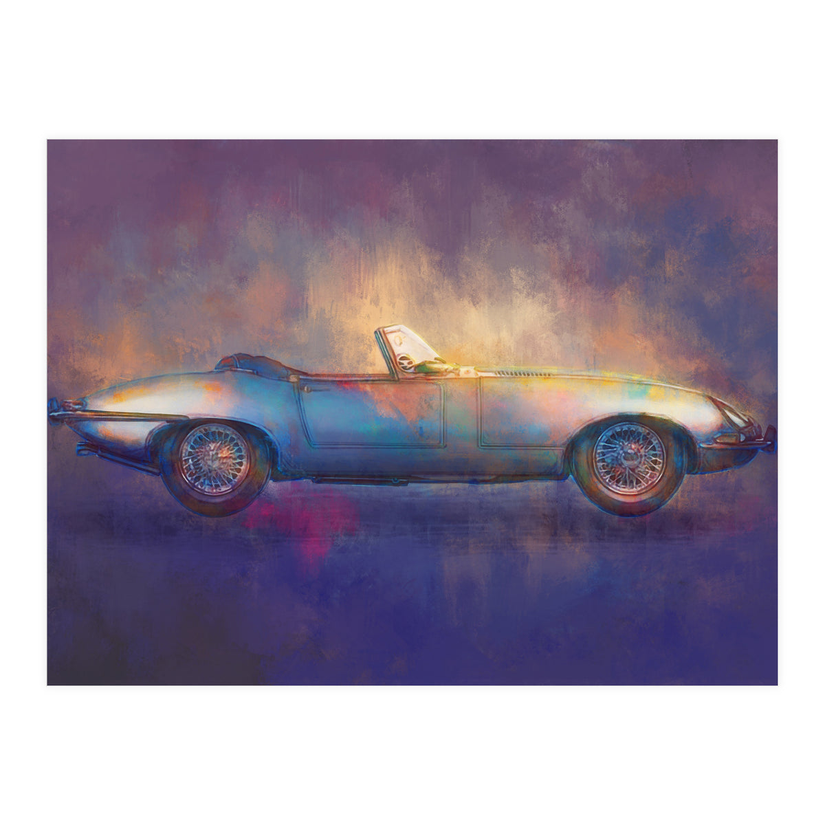 Jaguar E Type (Print Only)