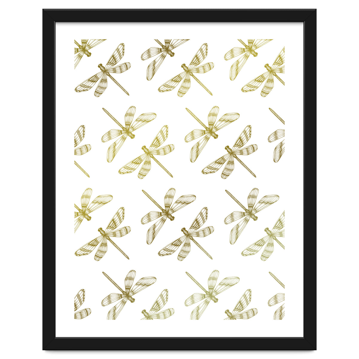 Golden Dragonflies