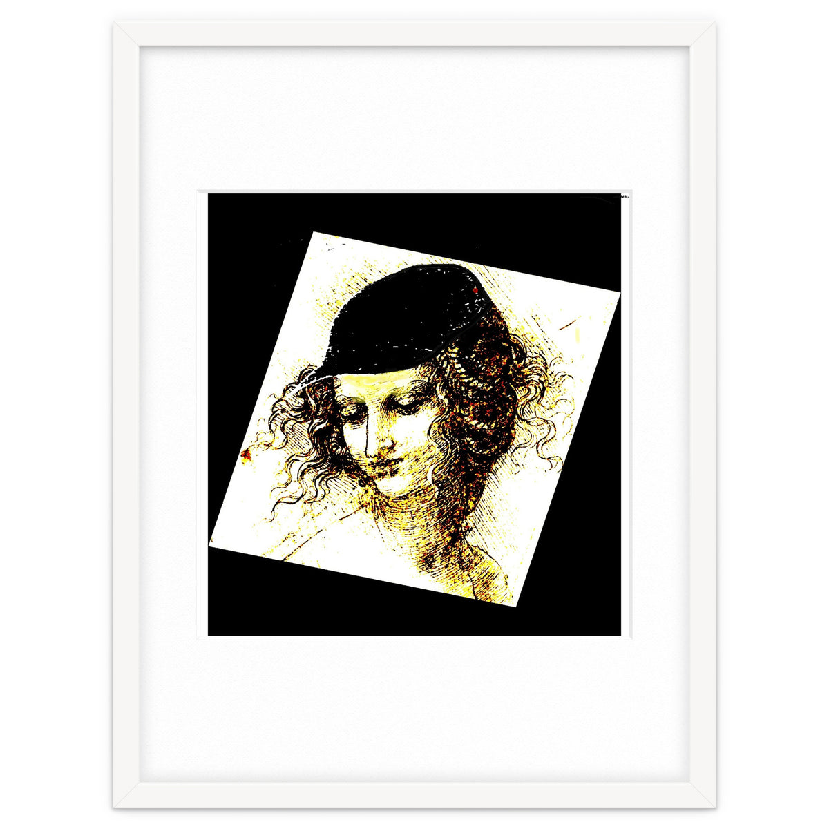 Renaissance women with baseball cap