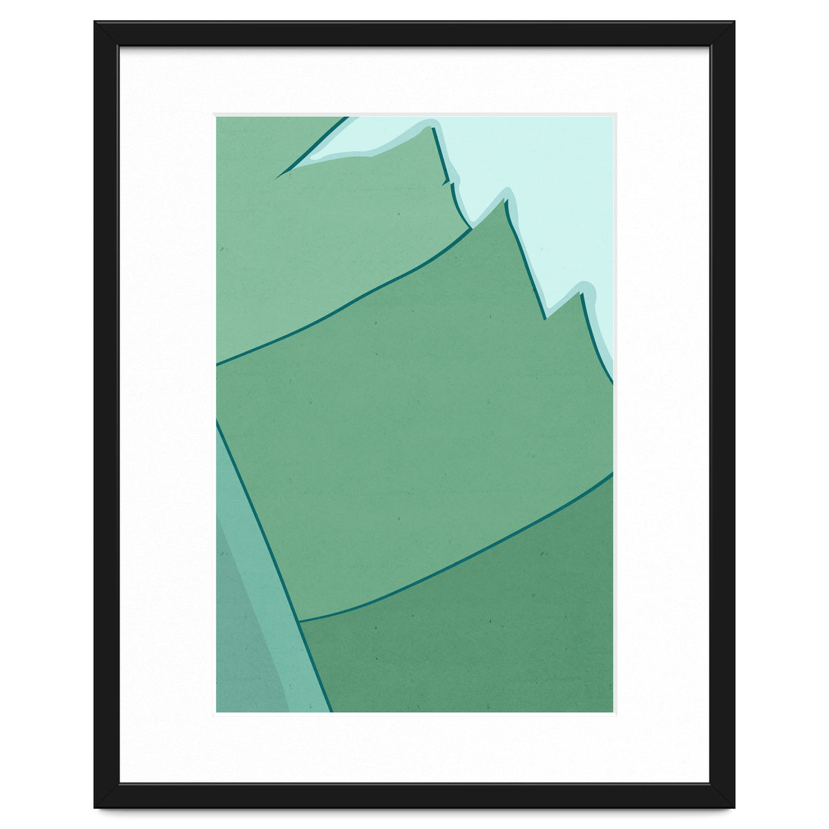 Abstract Banana Leaves Three - Greener Eden