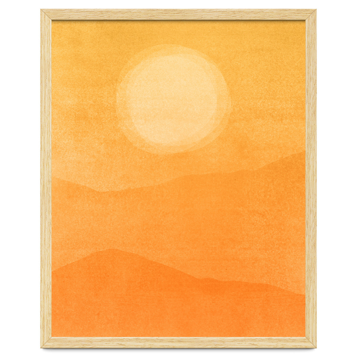 Golden Afternoon Abstract