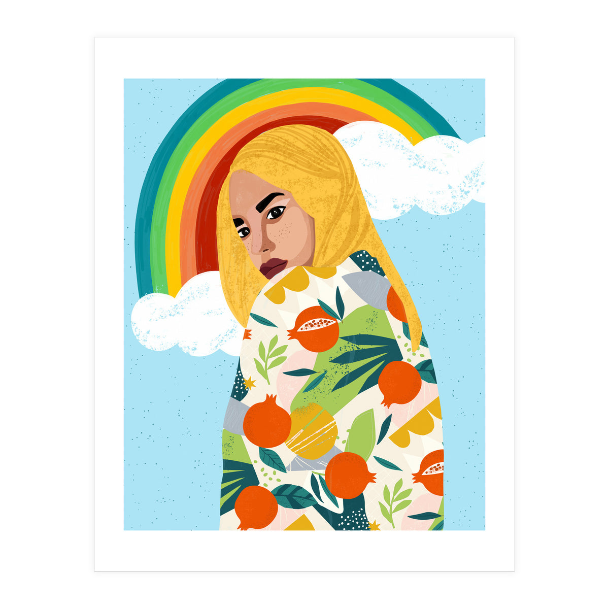 A Rainbow In Someone's Cloud (Print Only)