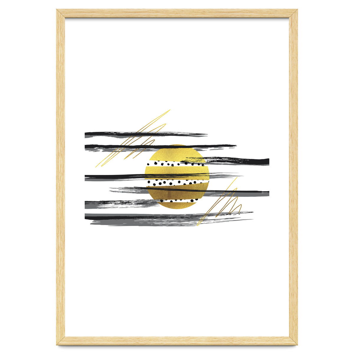 Deco Lines No. 3 – Full Moon