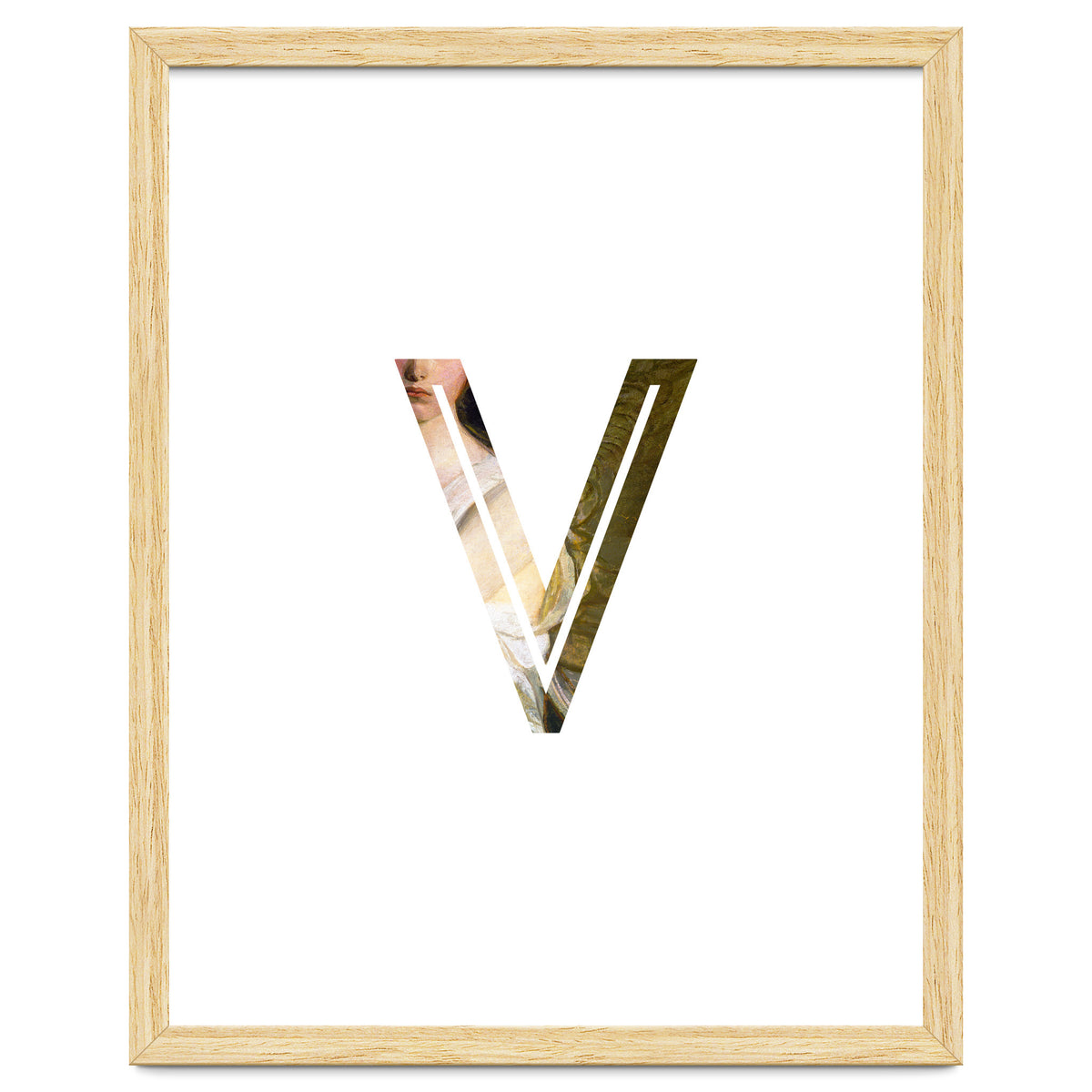 Letter V - (Impress)