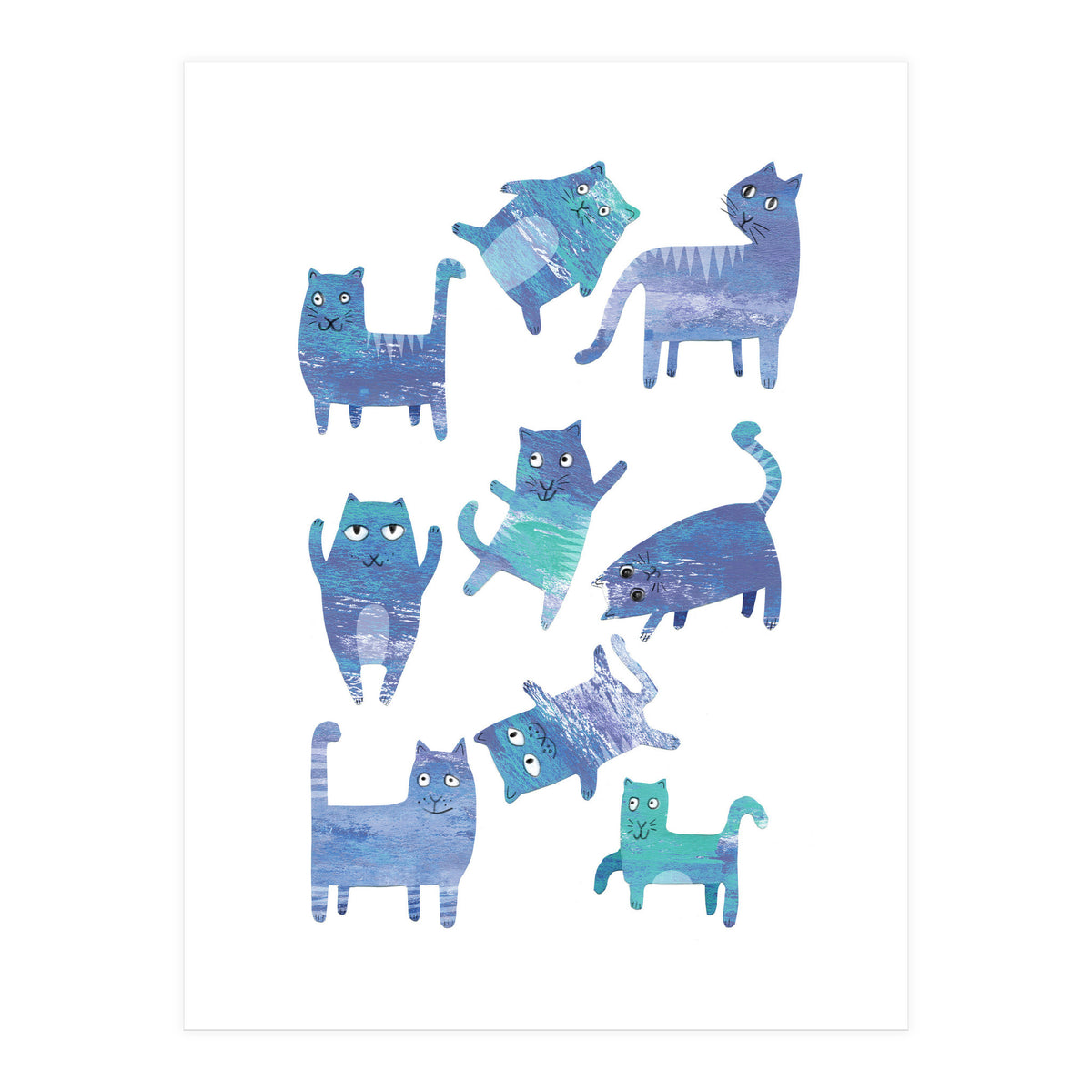 Silly Cats (Print Only)