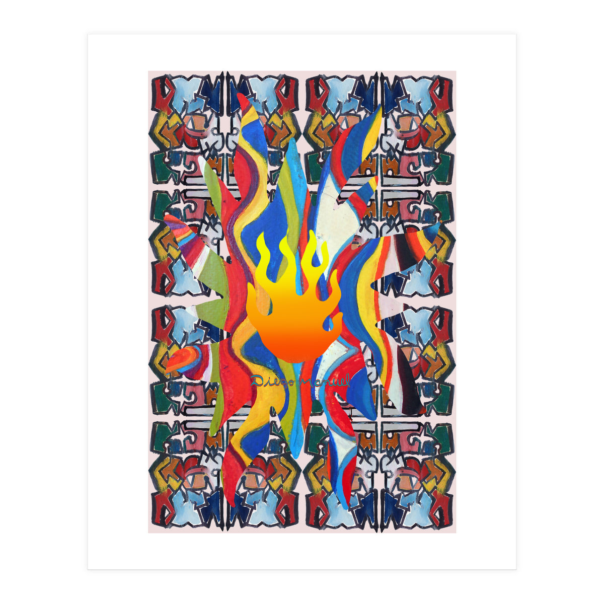 Fuego Y Graffiti 46 (Print Only)