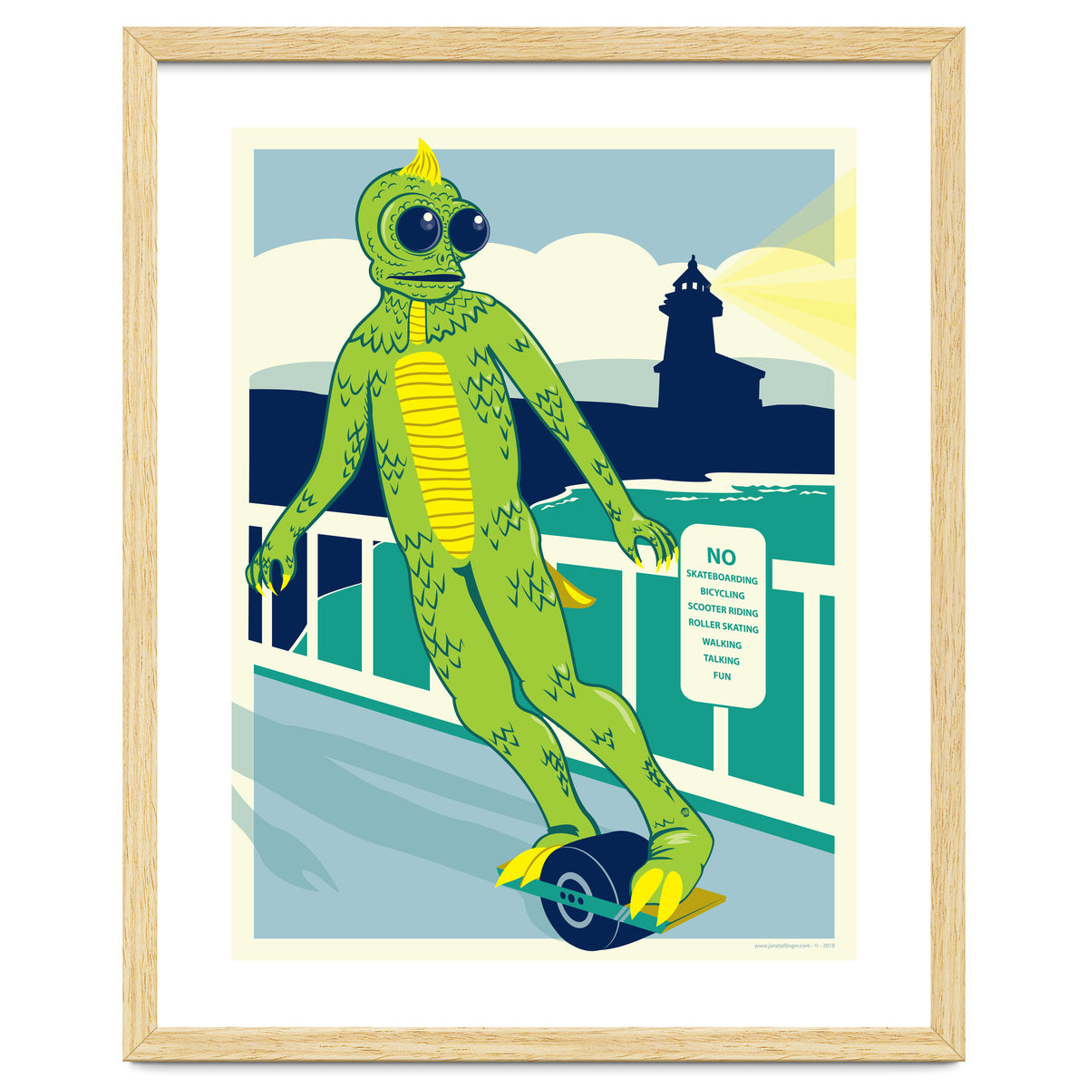 Sleezstak riding One Wheel