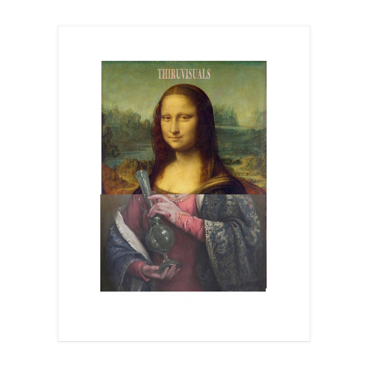 Mona Lisa with the Bong (Print Only)