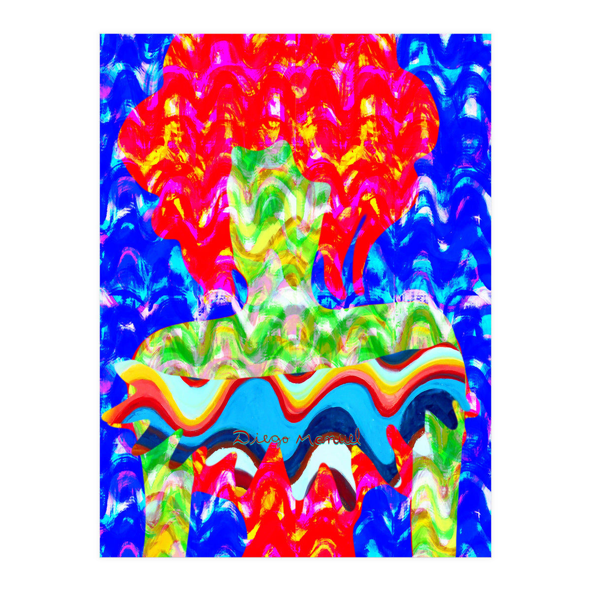 Pop Abstract girl (Print Only)