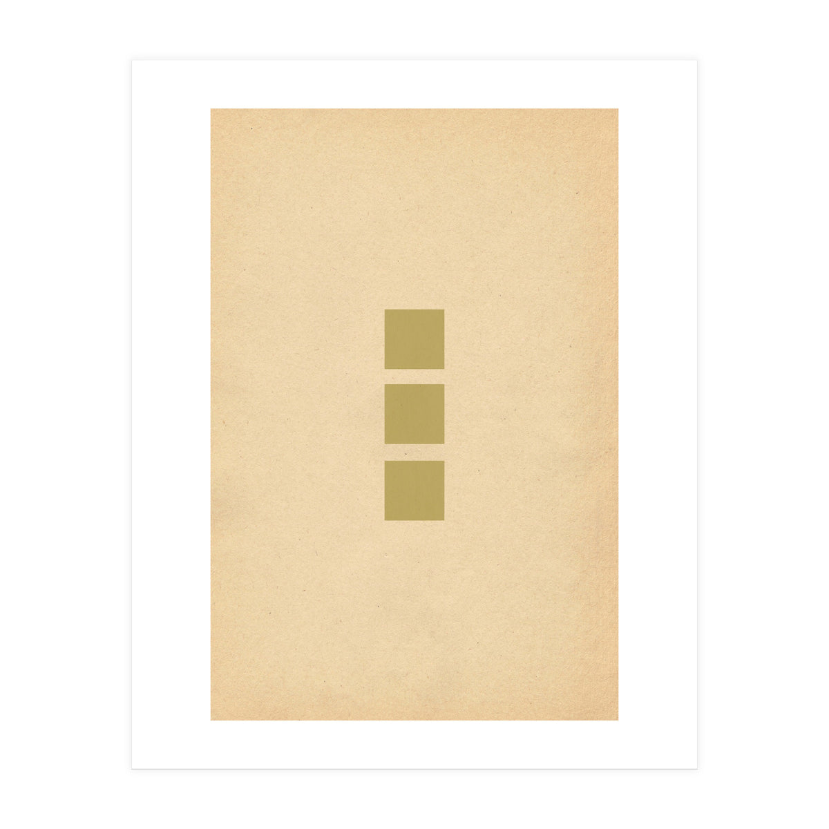 Minimalist green squares (Print Only)