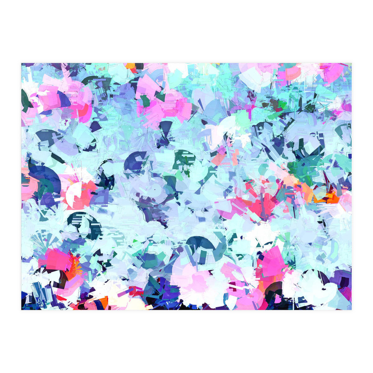 Modern City Abstract (Print Only)