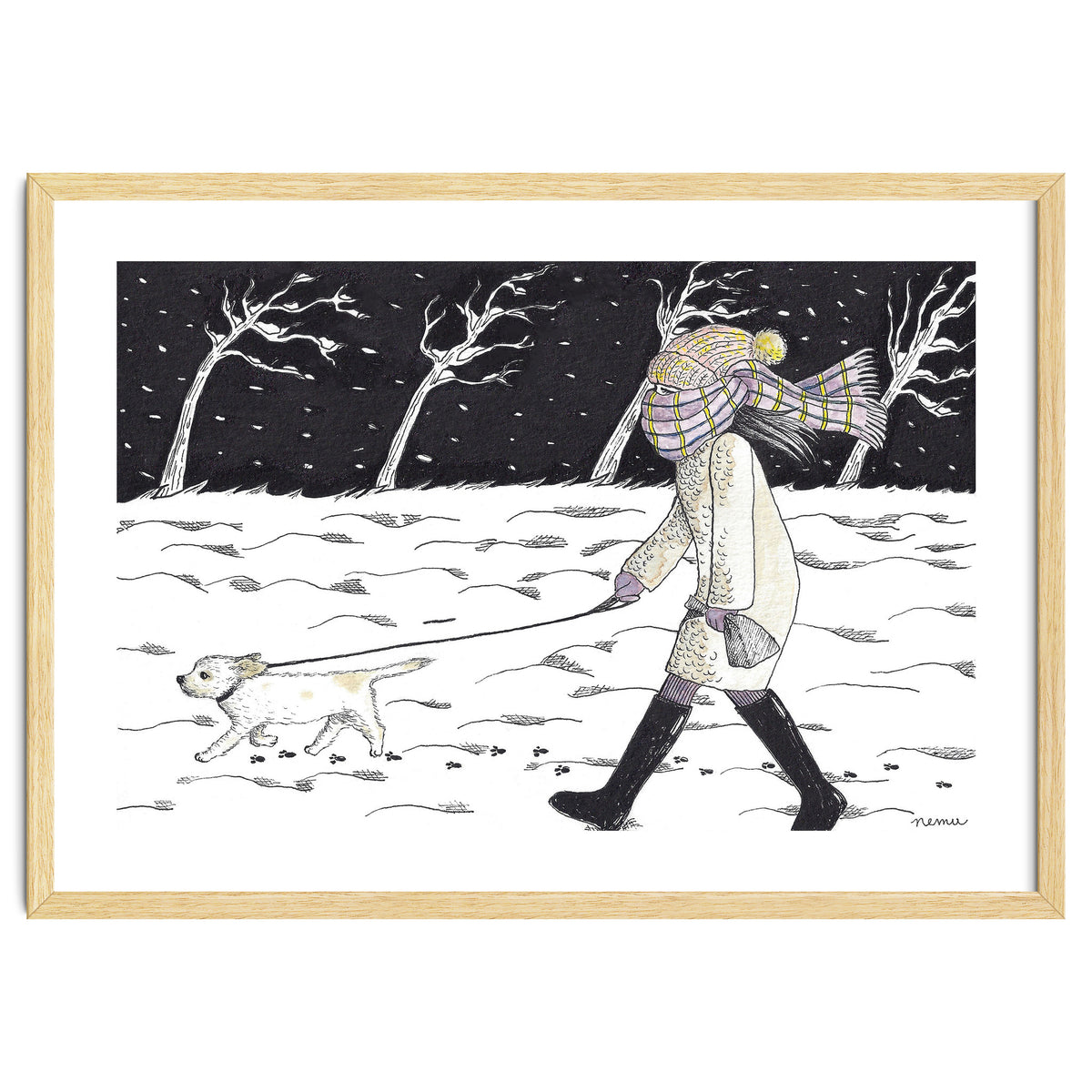 Bitter Cold Night Stroll