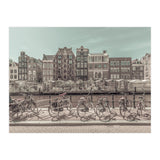 AMSTERDAM Singel Canal with Flower Market | urban vintage style (Print Only) thumbnail