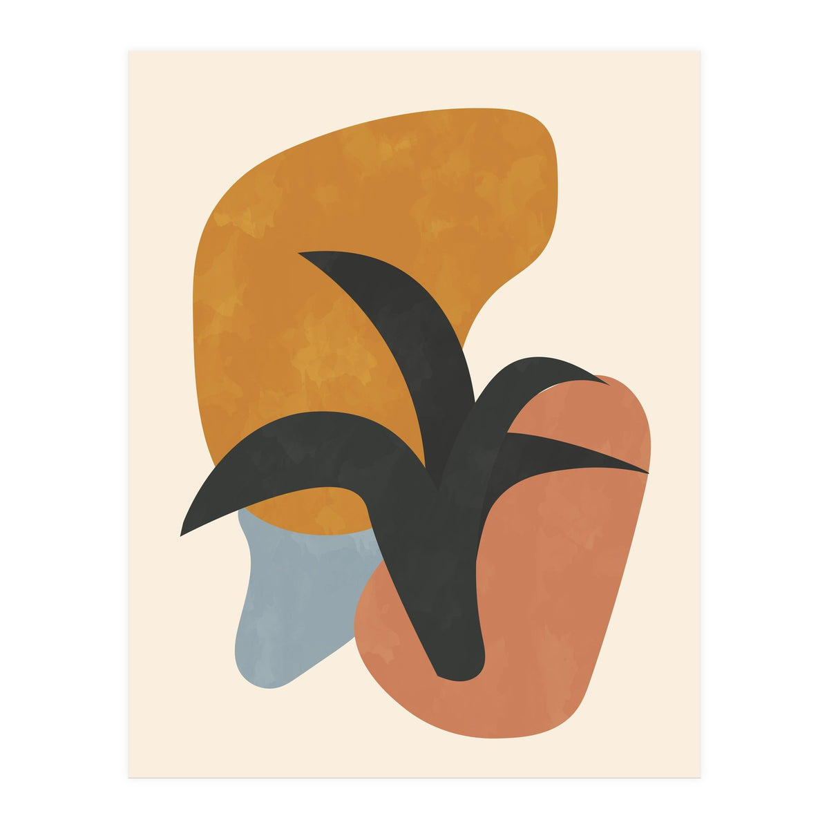 Abstract Boho Plant (Print Only)