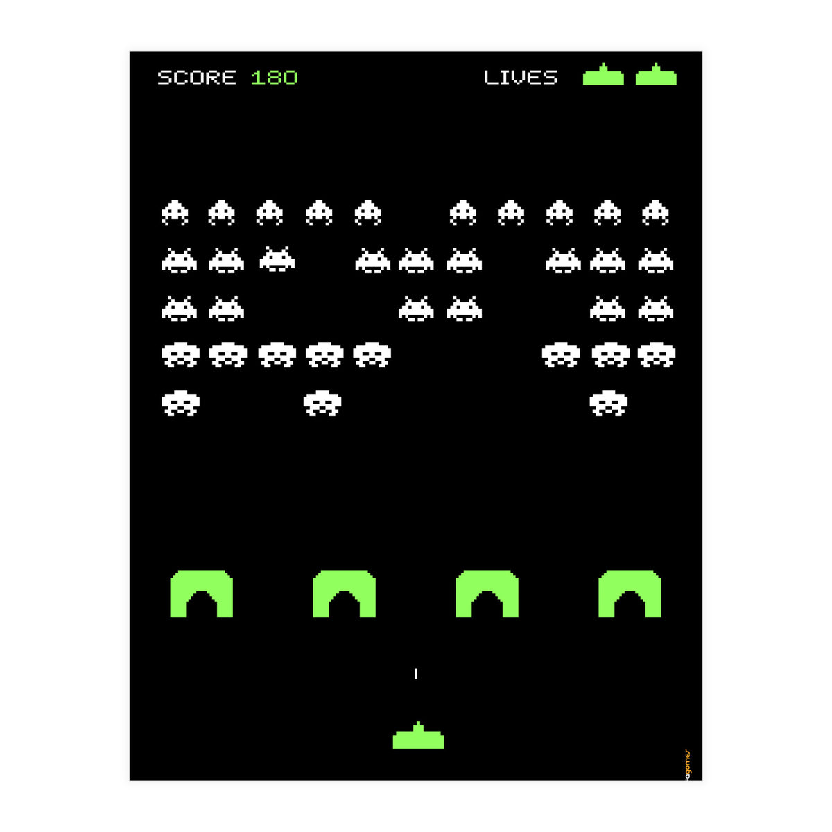 Space Invaders (Print Only)