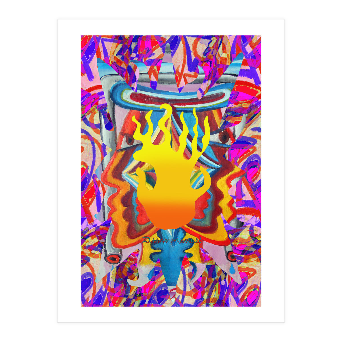 Fuego Y Graffiti 31 (Print Only)