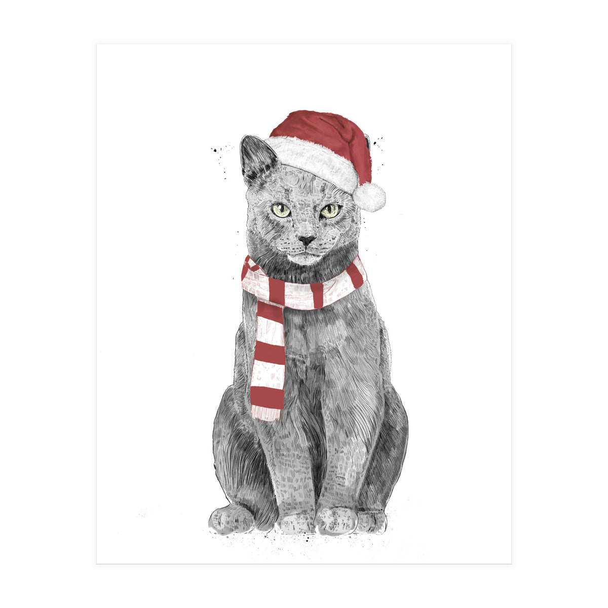 Xmas Cat (Print Only)