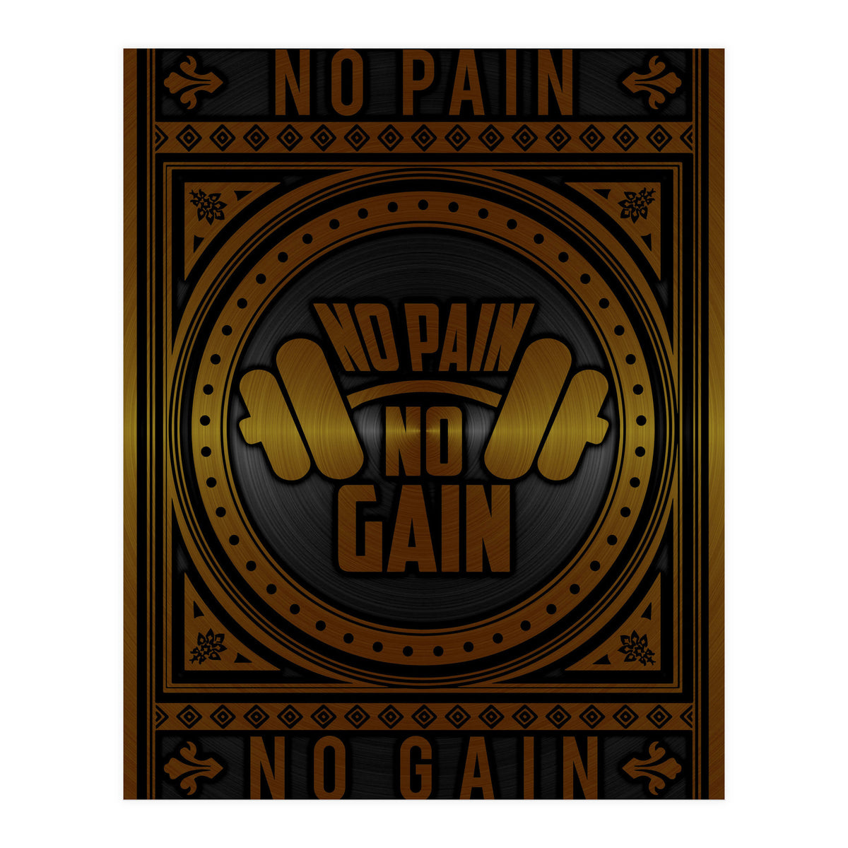 No Pain No Gain (Print Only)