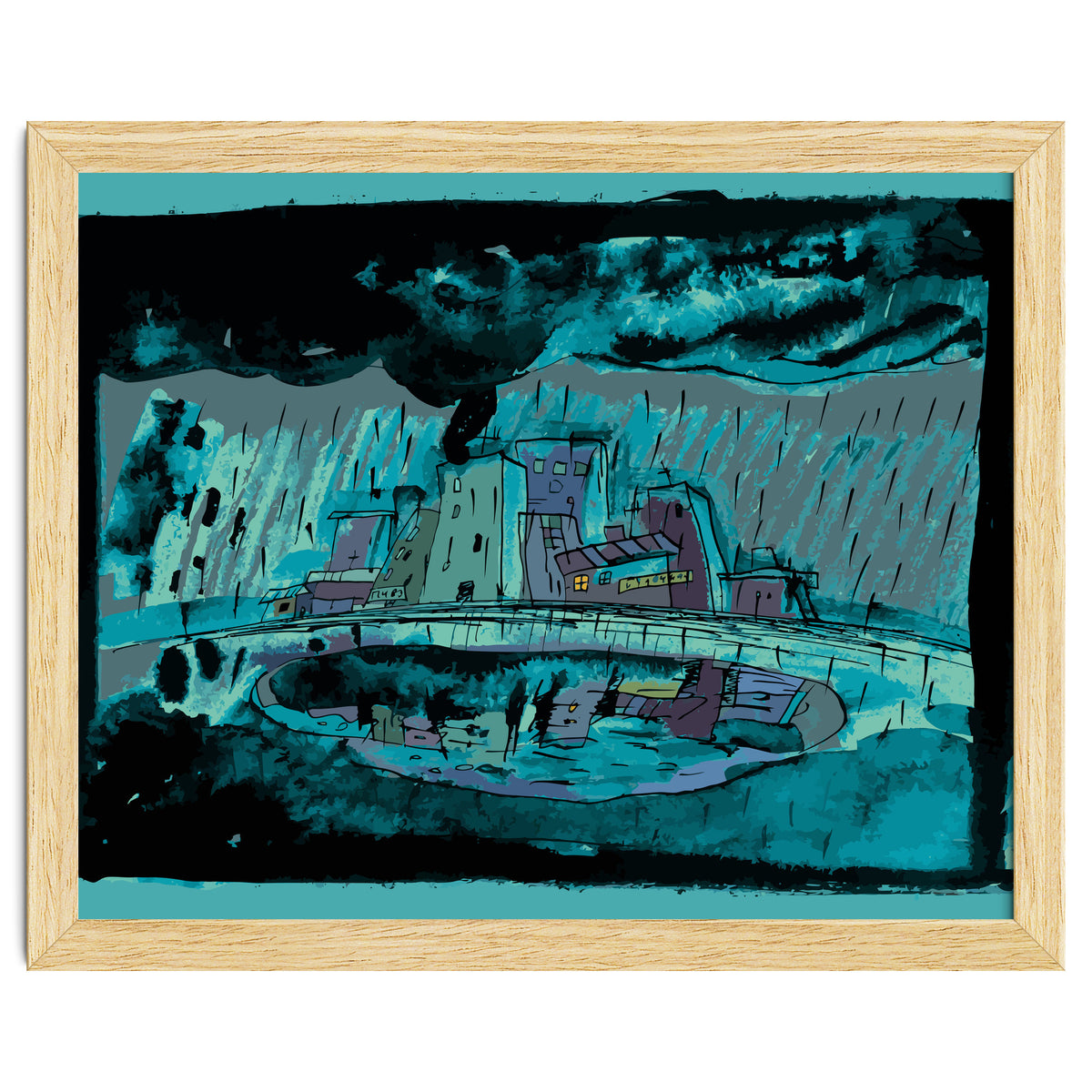 Autumn Rain in the Old City