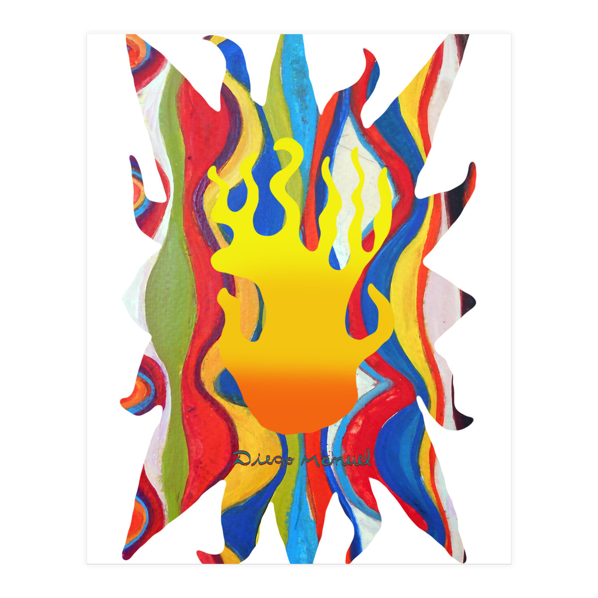 Fuego 10 Copia (Print Only)