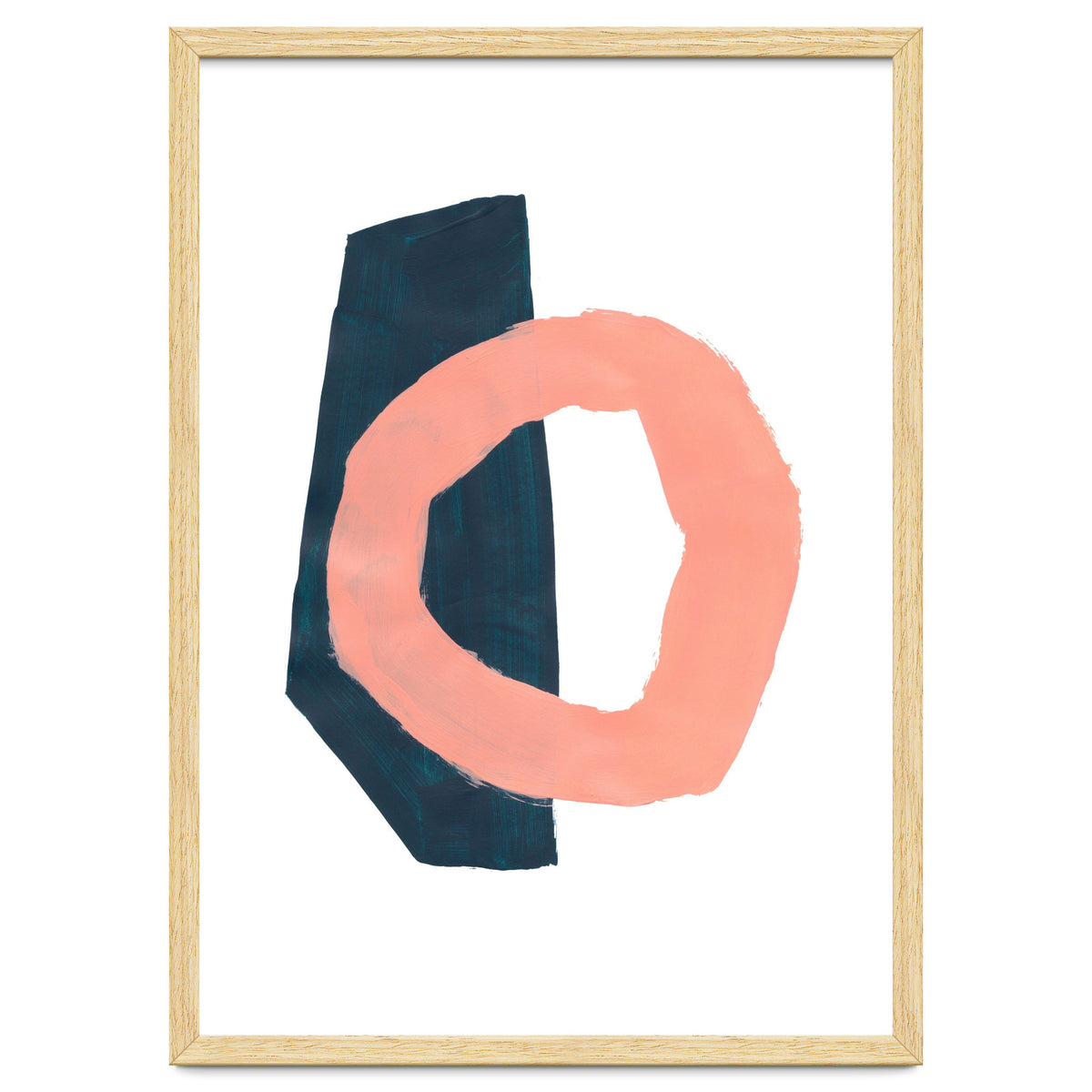 Teal Pillar Salmon Ring