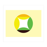 Geometric Shapes No. 21 - yellow, green & orange (Print Only) thumbnail