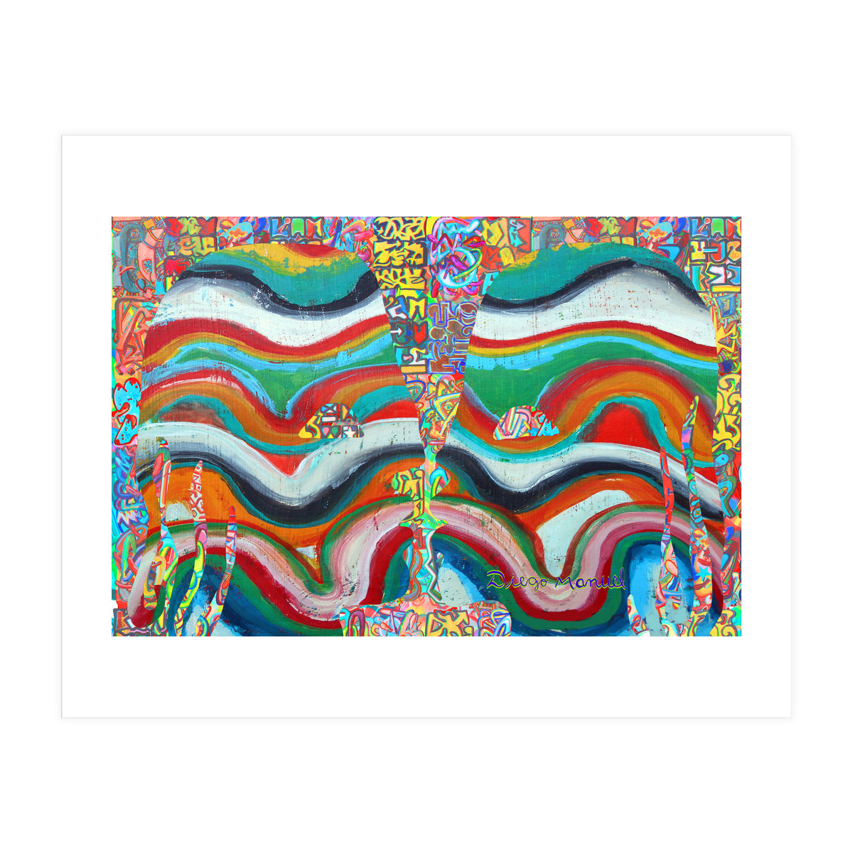 Abstracto Pop Nuevo B8 (Print Only)