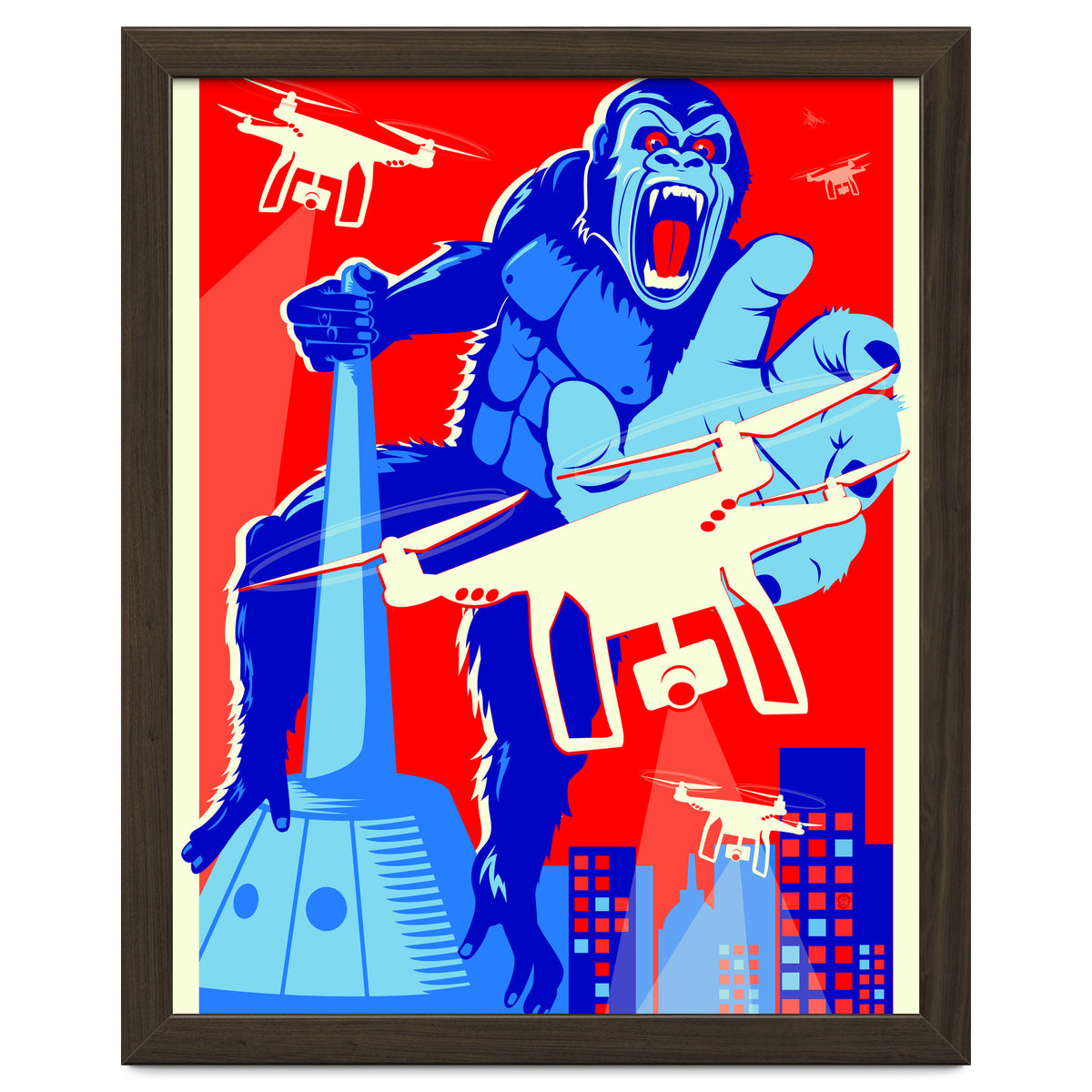 King Kong vs Drones