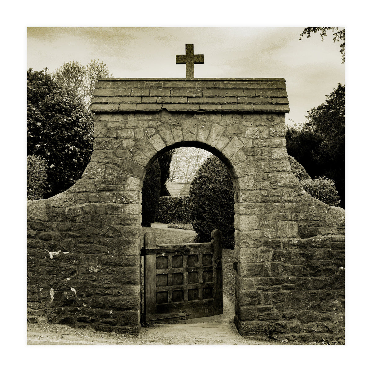 The Churchyard gate (Print Only)