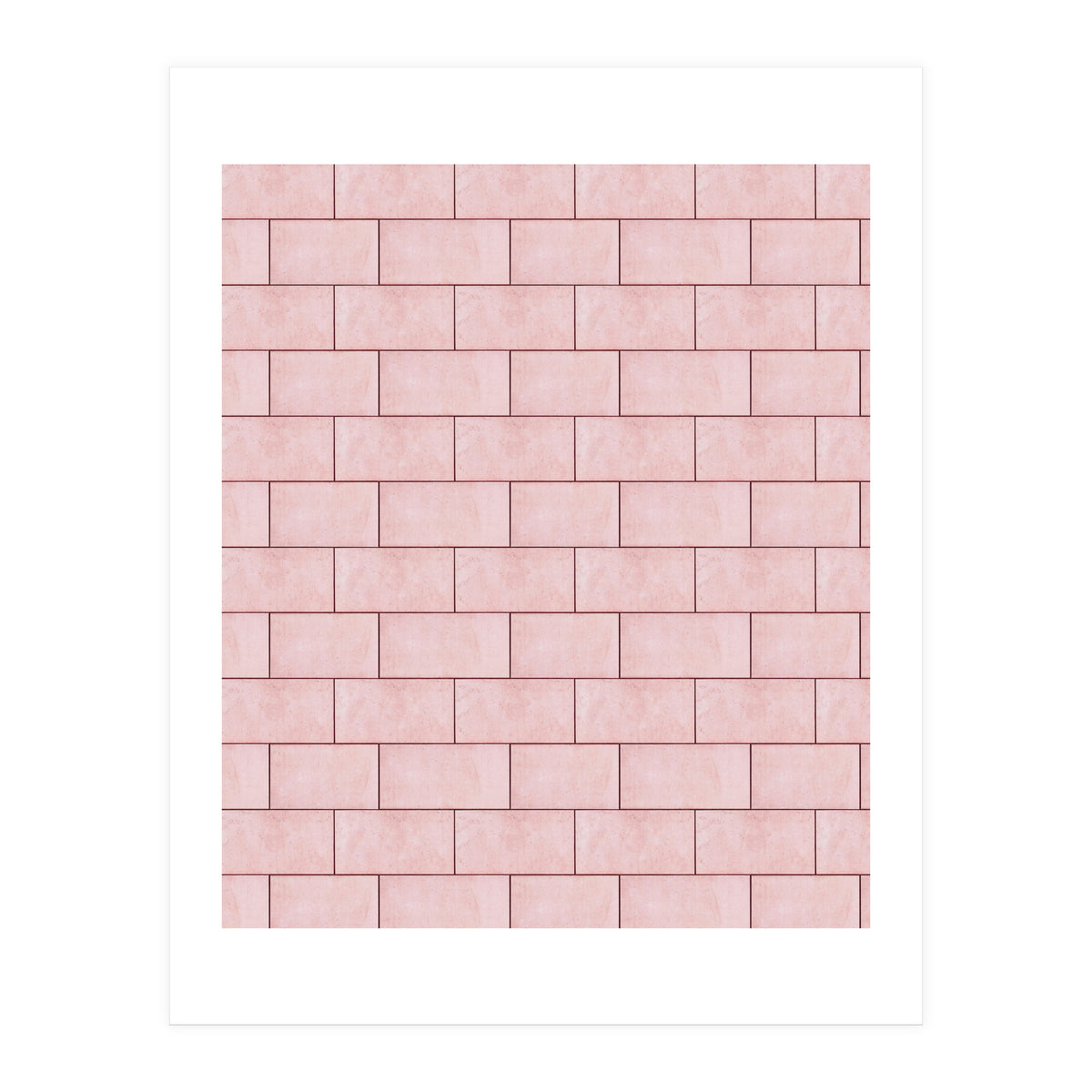 Blush Brick Imperfection (Print Only)