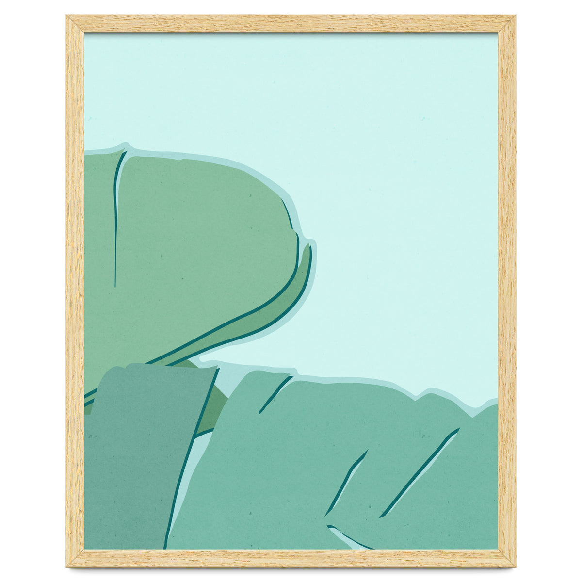 Abstract Banana Leaves Two - Greener Eden