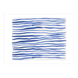 Irregular blue lines pattern (Print Only) thumbnail