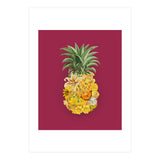 Pineapple Floral Pink (Print Only) thumbnail