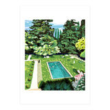 Life's Better Poolside | Vacation Travel Holiday Resort Swim | Architecture Summer Landscape (Print Only) thumbnail