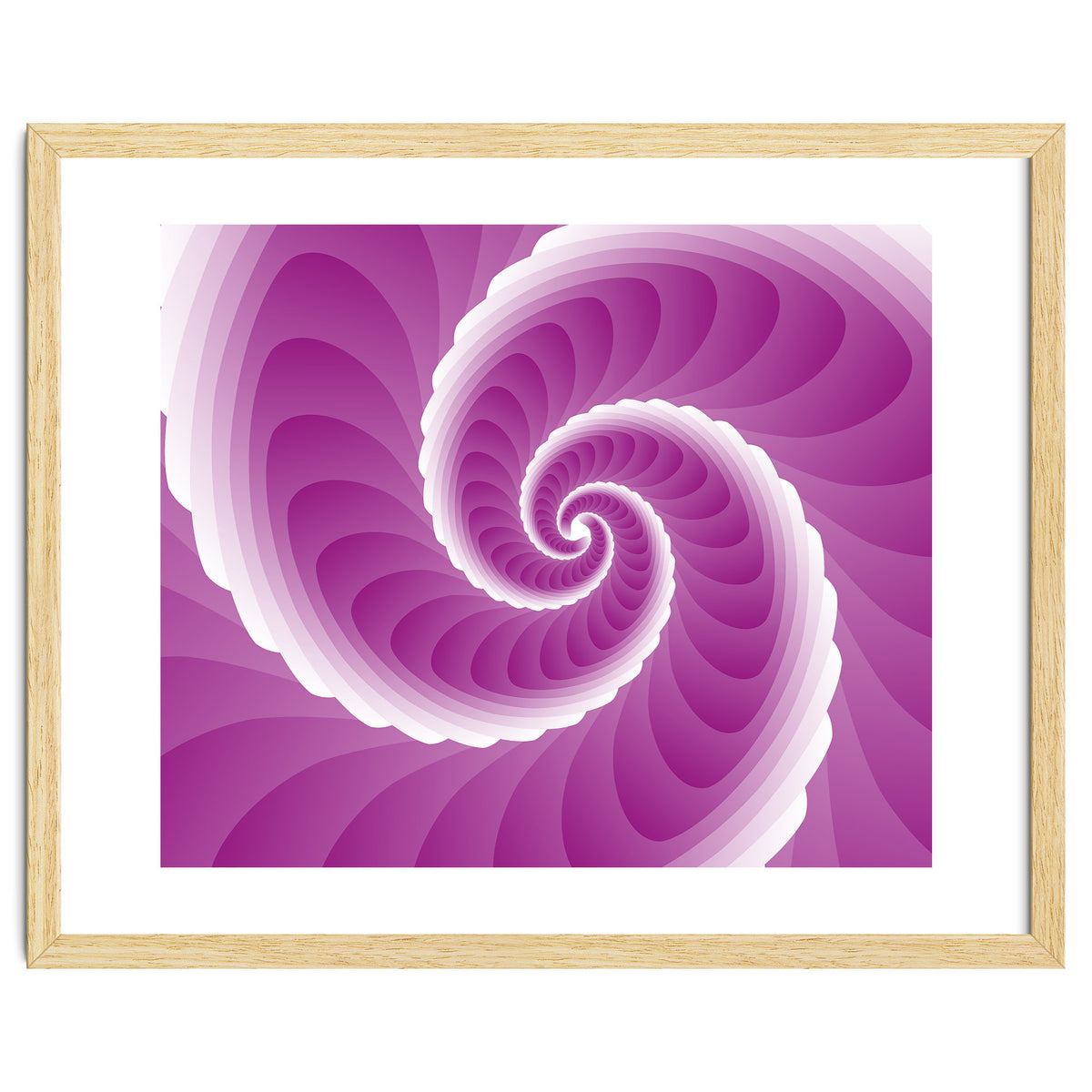 Abstract Pink Swirl