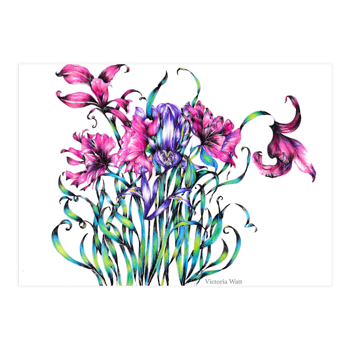 Spring Bouquet Victoria Watt (Print Only)