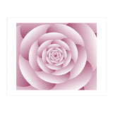 Abstract Rose Spiral 3D Art (Print Only) thumbnail