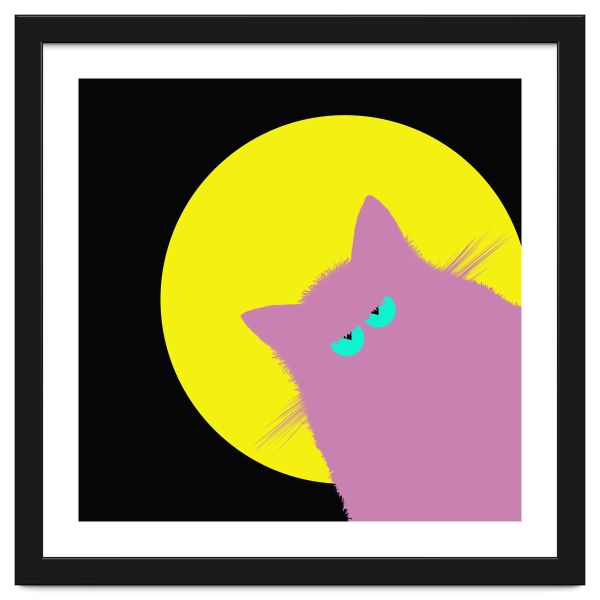 Full Moon Lilac Cat