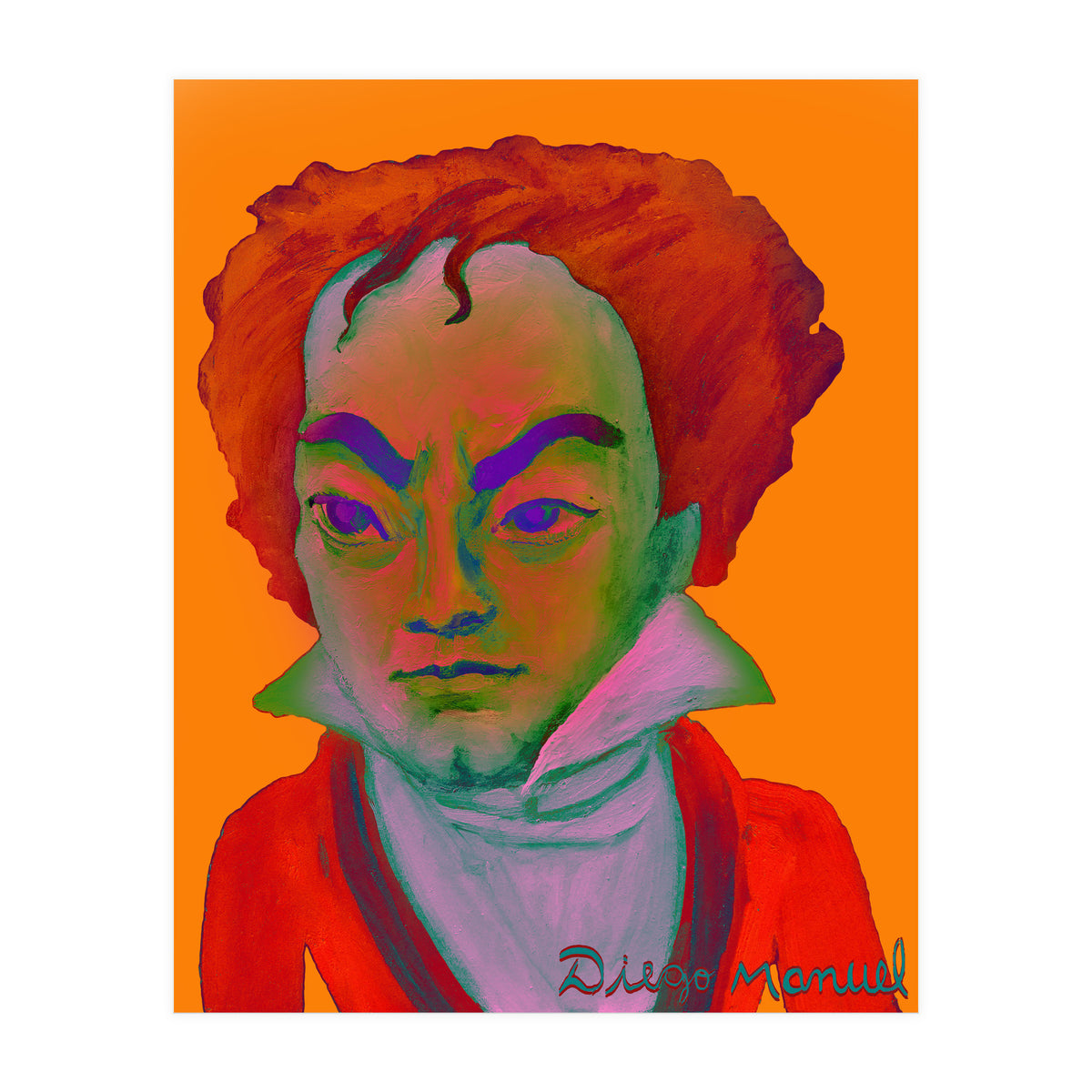 Beethoven Multicolor 1 (Print Only)