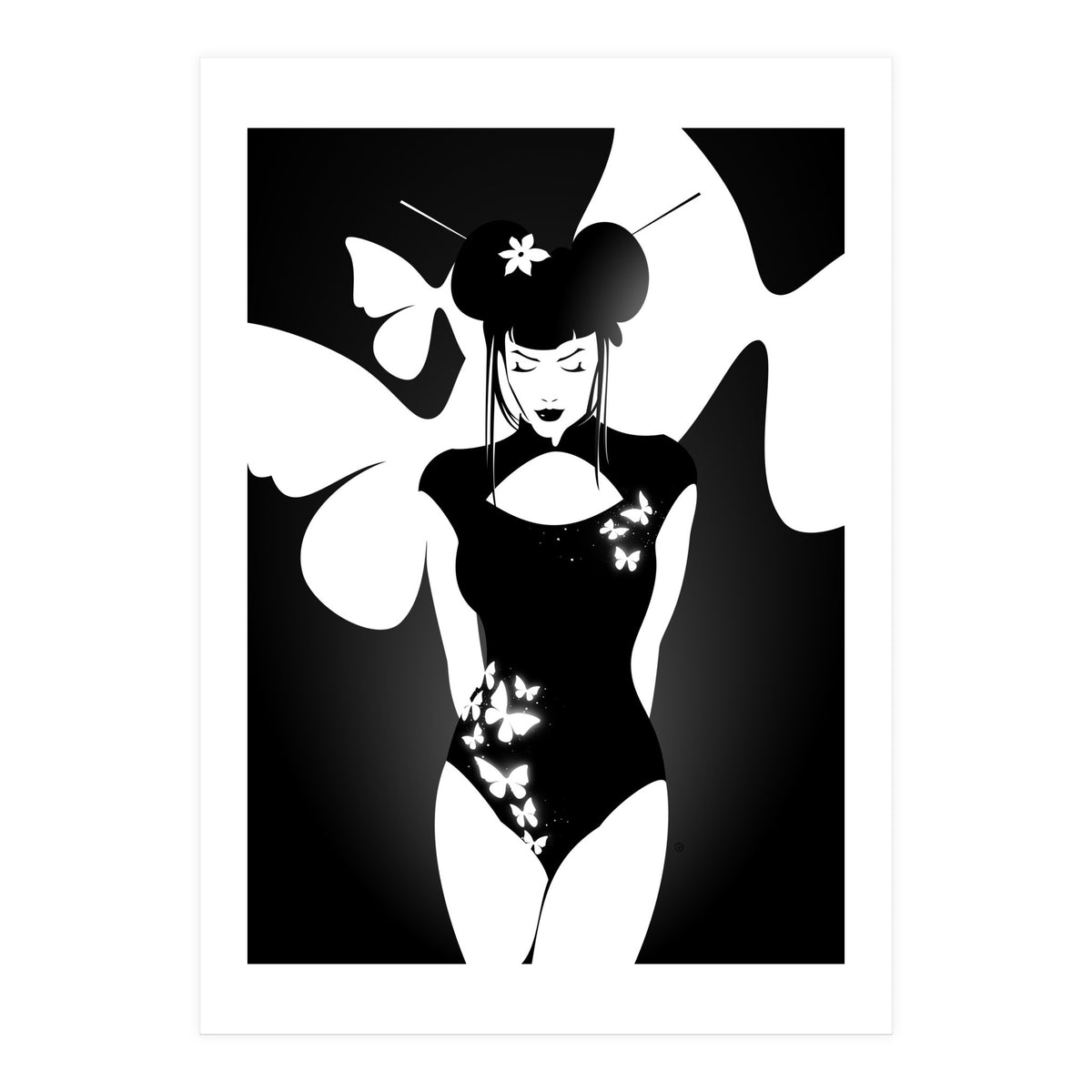 Wrapped In Butterflies (Print Only)