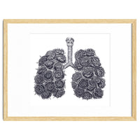 Lungs With Peonies